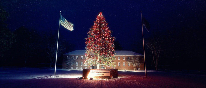Christmas Tree Lighting in-front of Administration Building  
