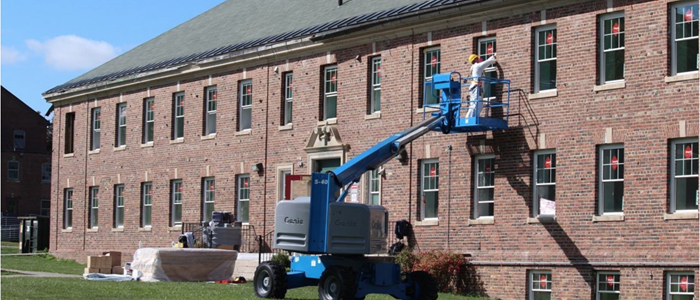 Installation of New Windows at Building 11