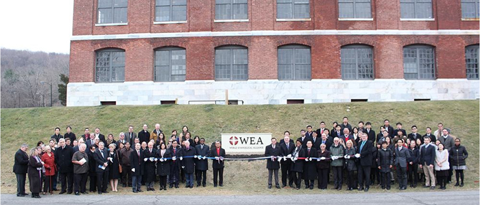 Evangelical Center - Ribbon Cutting with WEA Leaders, Local Residents and Town, County and State Representatives