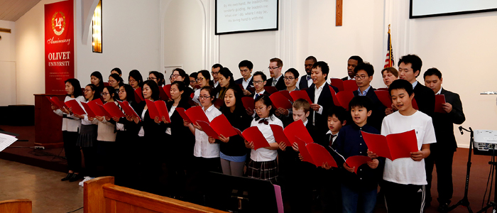 Choir at Immanuel Chapel