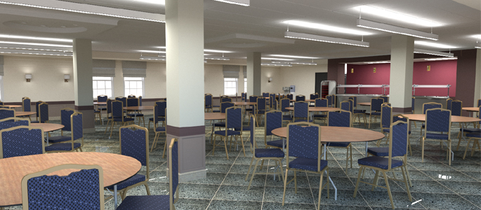 Cafeteria at Building #35 - Gratia Hall