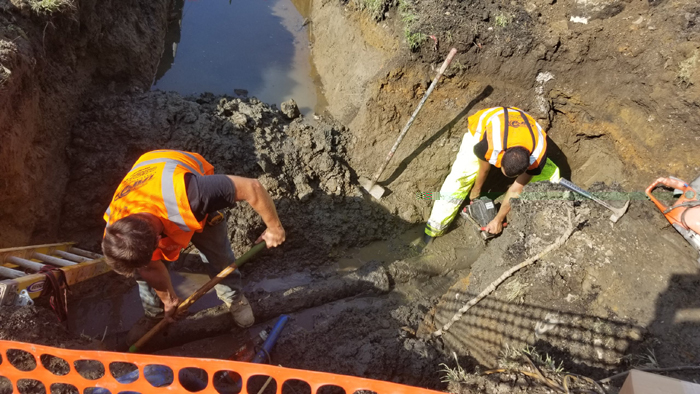 Water Main Repair and New Valve Installation