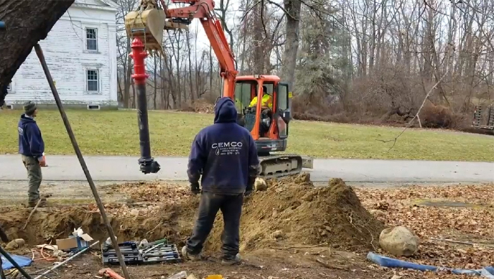 New Fire Hydrant Installation